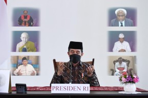 Jokowi: Hadapi Pandemi Covid-19 Harus Usaha Lahir juga Batin