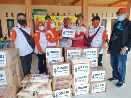 ORARI Lokal Gresik Peduli Banjir di Ngebret dan Tambak Beras