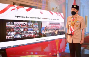Jokowi: Pramuka Harus jadi Pelopor Protokol Kesehatan
