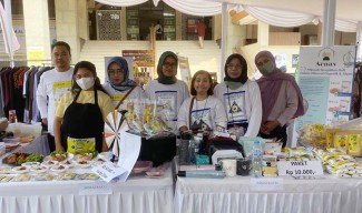 Pabrik Garam Industri PT. Sumatraco Langgeng Makmur Ramaikan Bazaar Maulid Nabi 2023