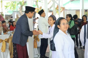 Momen Pertama Pj Wali Kota Nurkholis Gelar Open House di Rumjab
