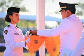 Semangat Merah Putih Berkobar di Upacara Peringatan HUT ke-79 RI di Kota Probolinggo