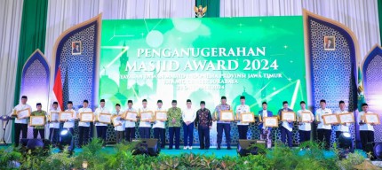 Pj. Gubernur Jawa Timur Apresiasi 33 Masjid Terbaik dalam Masjid Award 2024