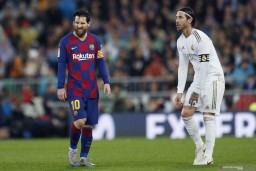Kapten Real Madrid, Sergio Ramos ingin Messi Bertahan di Barcelona