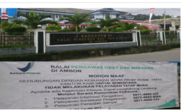 Diduga Pegawai Terpapar Corona, Kantor Balai POM Ambon Ditutup