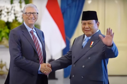 Prabowo Terima Bill Gates di Istana, Indonesia Dapat Hibah Rp2,6 Triliun