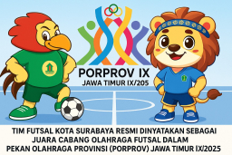 Surabaya Ditetapkan Juara Futsal Porprov Jatim IX, Malang Tunjukkan Jiwa Besar