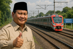 Presiden Setujui Percepatan Proyek SRRL, Jalur Ganda KA Surabaya–Sidoarjo Dimulai 2027