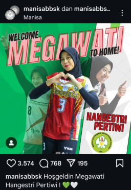Megawati Menyeberang ke Turki, Mulai Babak Baru di Liga Voli Papan Atas Dunia