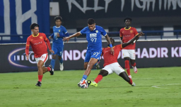 Persib Unggul Tipis atas Manila Digger di Babak Pertama