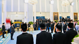 Prabowo Resmi Lantik Sejumlah Kepala Badan Strategis di Istana Negara