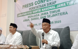 JKSN Jatim Siap Hadang Aksi 3 September, KH Asep: Demi Agama dan Negara, Kami Rela Korbankan Darah