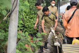 Kerja Bakti Normalisasi Sungai Kalianak Rampung, 10 Dump Truck Sampah Diangkut
