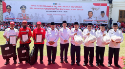 PMI Jatim Dilantik di Benteng Van Den Bosch, Tegaskan Spirit Kemanusiaan