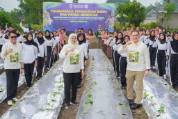 Khofifah Luncurkan Sekolah Inovasi Ketahanan Pangan, Pendidikan Jadi Pilar Kedaulatan Pangan Jawa Timur