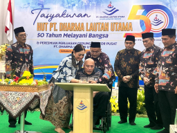 Setengah Abad Mengarungi Samudra Nusantara, PT Dharma Lautan Utama Teguhkan Komitmen Layani Bangsa