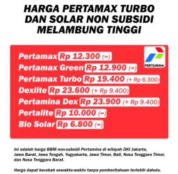 Harga BBM Nonsubsidi Melonjak Tajam, Pertamina Sesuaikan Tarif per 18 April 2026