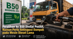 Peralihan ke B50 Dinilai Positif, Namun Perlu Antisipasi Dampak pada Mesin Diesel Lama