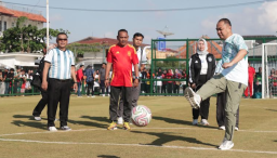 Lapangan Potro Agung Bangkit, Sport Center Baru Tambaksari Diharapkan Jadi Penggerak Ekonomi Warga