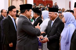 Presiden Prabowo Subianto Resmi Lantik Basuki Hadimuljono sebagai Kepala Otorita Ibu Kota Nusantara