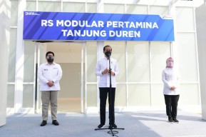 Jokowi Resmikan RS Modular Tanjung Duren