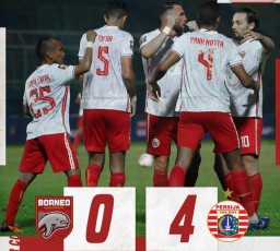 Pesta Gol ke Gawang Borneo, Persija Buka Kans Lolos ke Fase Berikutnya