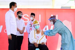 Jokowi: Vaksinasi akan Merata hingga Wilayah Terpencil