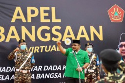 GP Ansor Jaga Rumah Orangtua Mahfud MD di Pamekasan