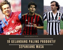 10 Gelandang Paling Produktif Sepanjang Masa