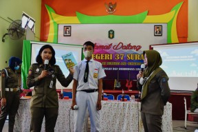 Cegah Tawuran Pelajar, Sahabat Satpol PP Surabaya Goes To School
