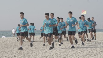 Tiba di Dubai, Timnas Garuda Latihan Ringan di Dekat Hotel