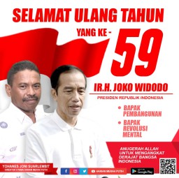 SELAMAT ULANG TAHUN PAK JOKOWI