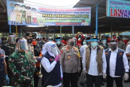 Forkopimda Jatim Tinjau Penerapan Protokol Kesehatan di Gresik