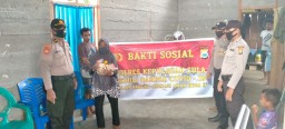 SPKT Kapolres Kepsul Salurkan Paket Sembako