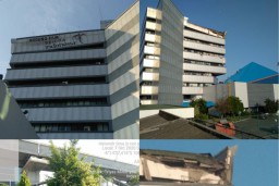 Atap Gedung Lembaga Sensor Film Runtuh dan Timpa Mobil