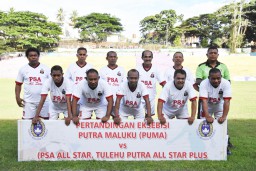 Danrem 151/Binaiya  Bangga Bermain Bola dengan Mantan Penggawa Timnas