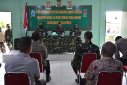 Danrem 151/Binaiya Kunker ke Koramil Sirimau dan Baguala
