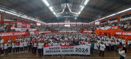 Kerja Nyata Untuk Rakyat, Relawan Banyumas Satu Komando 'Madep Mantep 2024