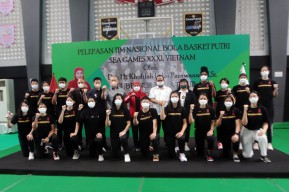 Timnas Basket Putri SEA Games Resmi Dilepas di Surabaya