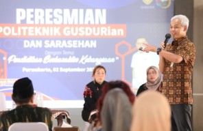 Ganjar Berharap Politeknik GUSDURian Cetak Ahli yang Moderat