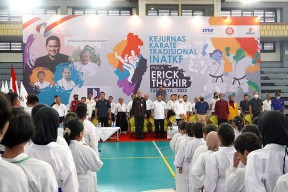 Ketua KORMI Jatim Buka Kejurnas Karate Tradisional Piala Erick Thohir 2022