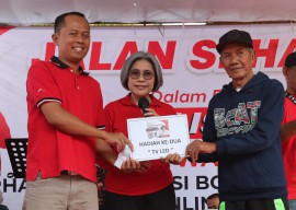 Sapa Warga Kalibokor, Indah Kurnia Ingatkan Warga Waspadai Investasi Bodong dan Pinjaman Online
