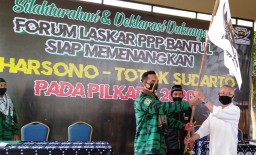 Cabub Suharsono dapat Dukungan Forum Laskar PPP Bantul