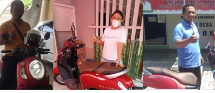 Salurkan Hibah 3 Sepeda Motor untuk Pokdarwis Magetan