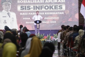 Wali Kota Eri Cahyadi Sosialisasikan Sis-Infokes kepada 501 Faskes se-Surabaya