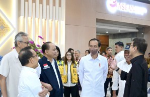 Presiden Jokowi Tinjau Kesiapan Lokasi KTT Ke-43 ASEAN