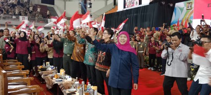 Gubernur Khofifah Temu Sapa Pilar Pilar Kesejahteraan Sosial Wilayah Bakorwil Bojonegoro