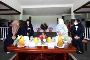 Iriana Joko Widodo Lakukan Jamuan Minum Teh dengan Ibu Negara Iran