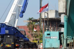 Proyek Jalan Tol Cibitung-Cilincing Seksi IV Ambruk