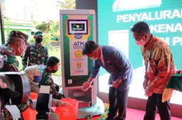 Kementan dan BNI Resmikan ATM Pertanian Sikomandan